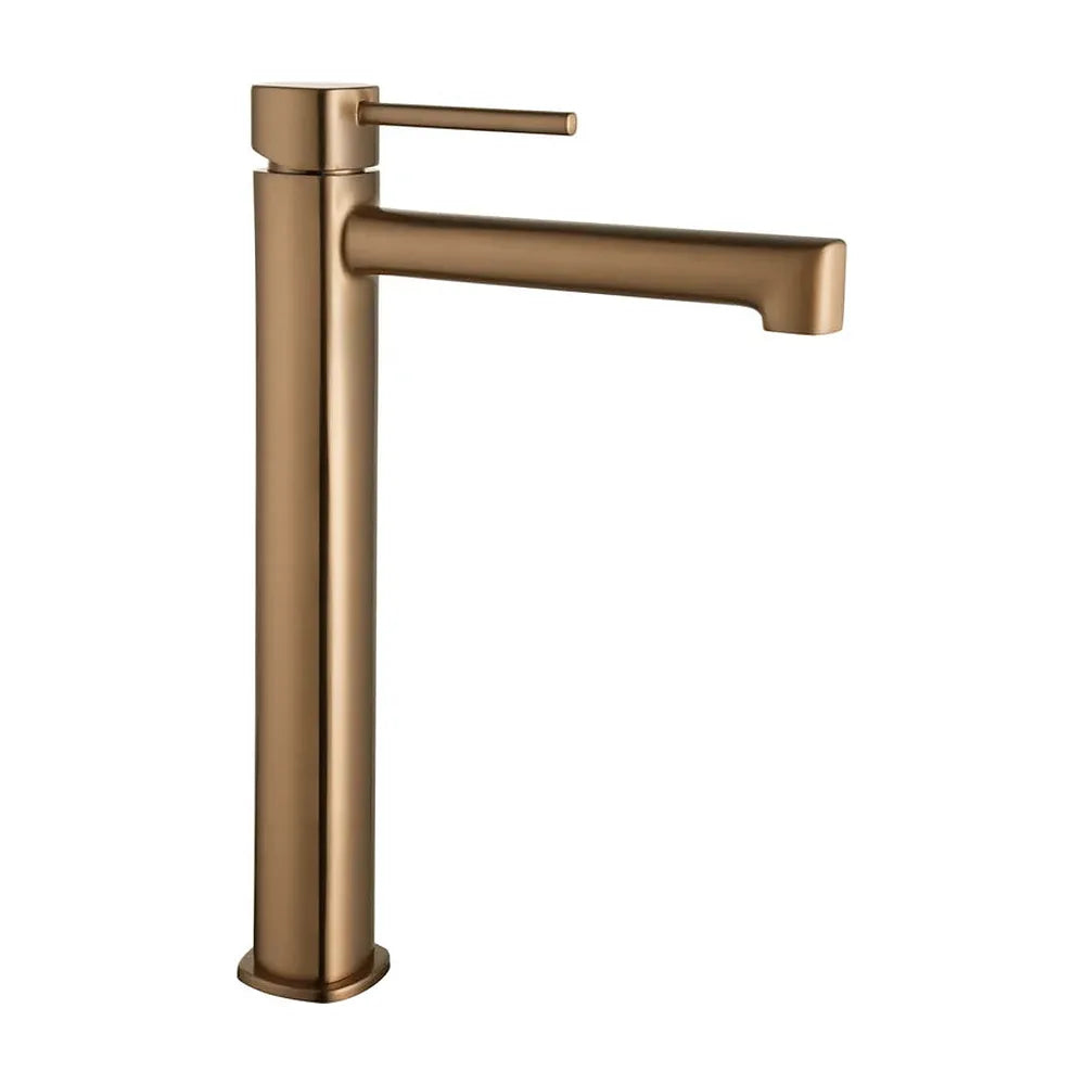 Monomando lavabo alto Toscana oro rosa cepillado Imex Imex