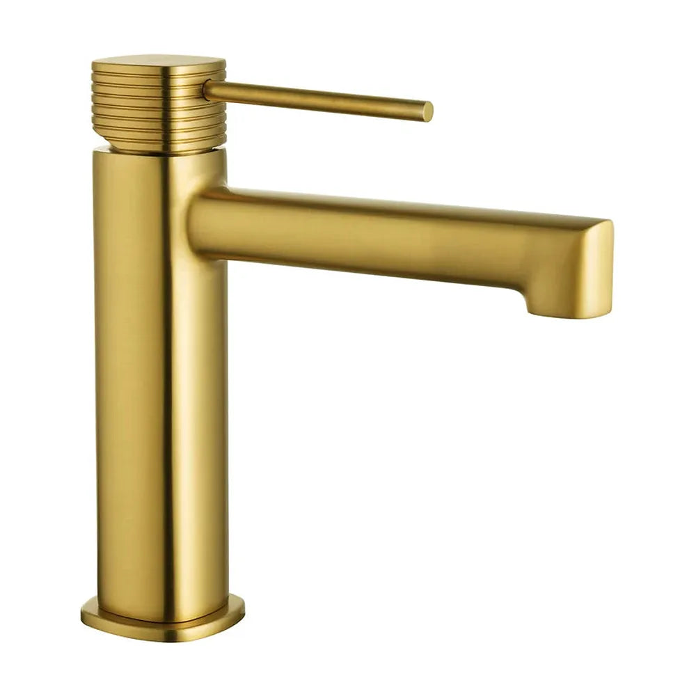 Monomando lavabo Firenze oro cepillado Imex Imex