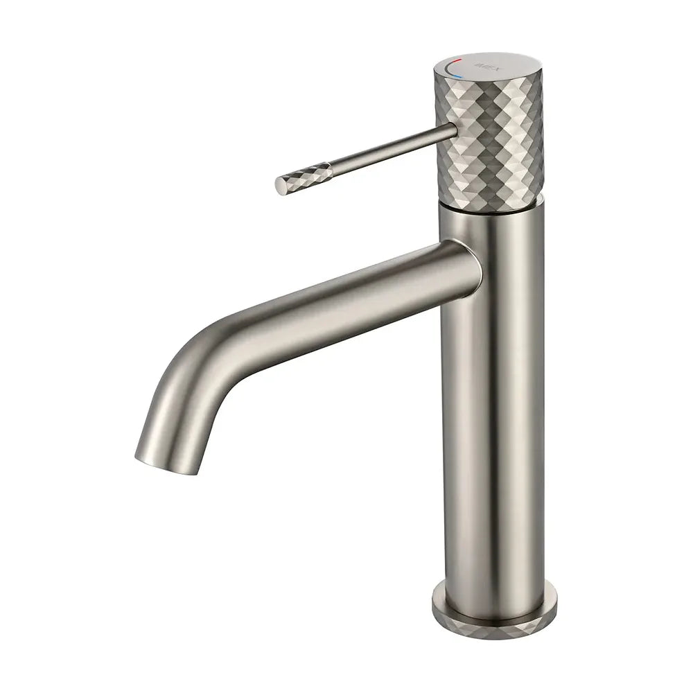 Monomando lavabo Genova níquel cepillado Imex Imex