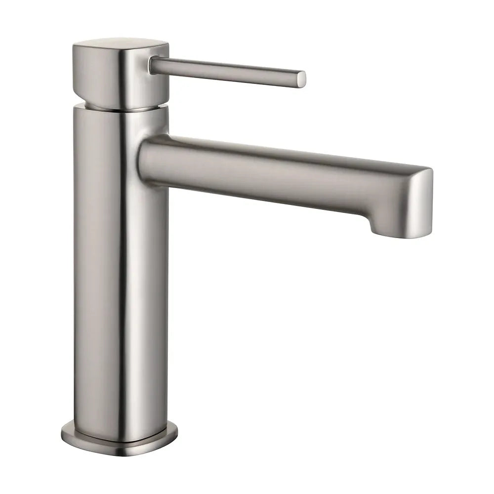 Detalle de funcionamiento de Monomando lavabo Toscana níquel cepillado Imex