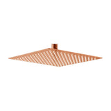 Chuveiro quadrado 25x25 ouro rosa escovado Imex