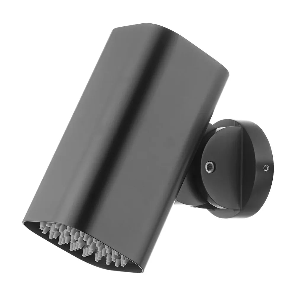 Rociador cuadrado 8x8cm Tube para ducha empotrada black gun metal Imex Imex
