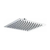 Pommeau de douche carré au design extraplat en acier inoxydable 20x20 Imex