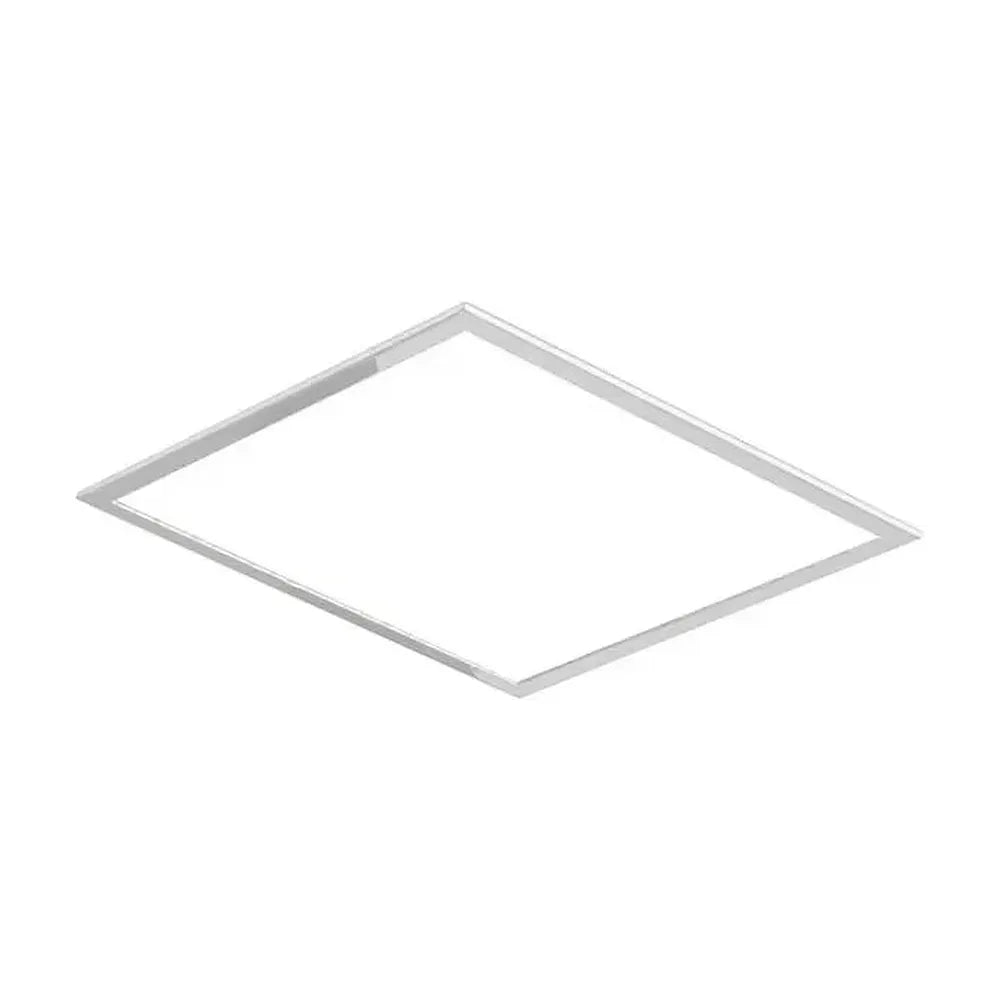 Vista principal de Rociador para ducha cuadrado de diseño moderno y extraplano de acabado blanco mate 30x30 de Imex