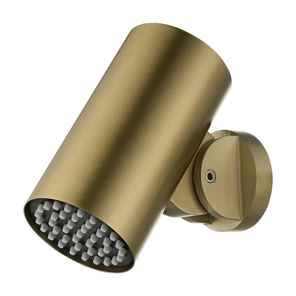 Rociador redondo Ø8cm Tube para ducha empotrada oro cepillado Imex Imex