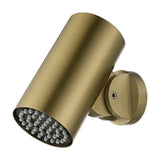 Rociador redondo Ø8cm Tube para ducha empotrada oro cepillado Imex