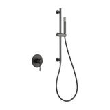 Set Ducha Empotrado Mosú Black Gun Metal Imex