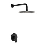 Set monomando empotrado 1 vía Bélgica con rociador negro mate Imex