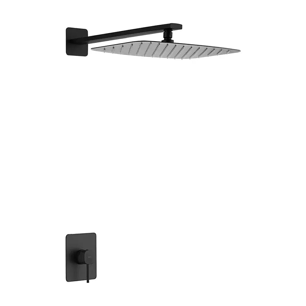 Set monomando empotrado 1 vía Firenze con rociador negro mate Imex Imex