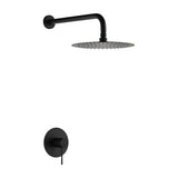 Set monomando empotrado 1 vía Genova con rociador negro mate Imex