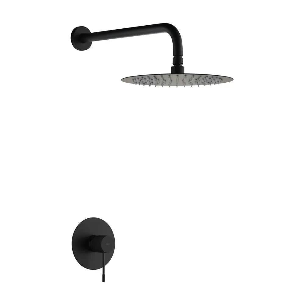Set monomando empotrado 1 vía Line con rociador negro mate Imex Imex