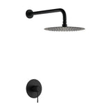 Set monomando empotrado 1 vía Line con rociador negro mate Imex