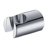 Hand shower holder fixed with round base in brass with chrome finish Imex