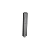 IMEX HENK MDH013/NG Chuveiro de mão retangular de design ergonómico em ABS com acabamento preto.