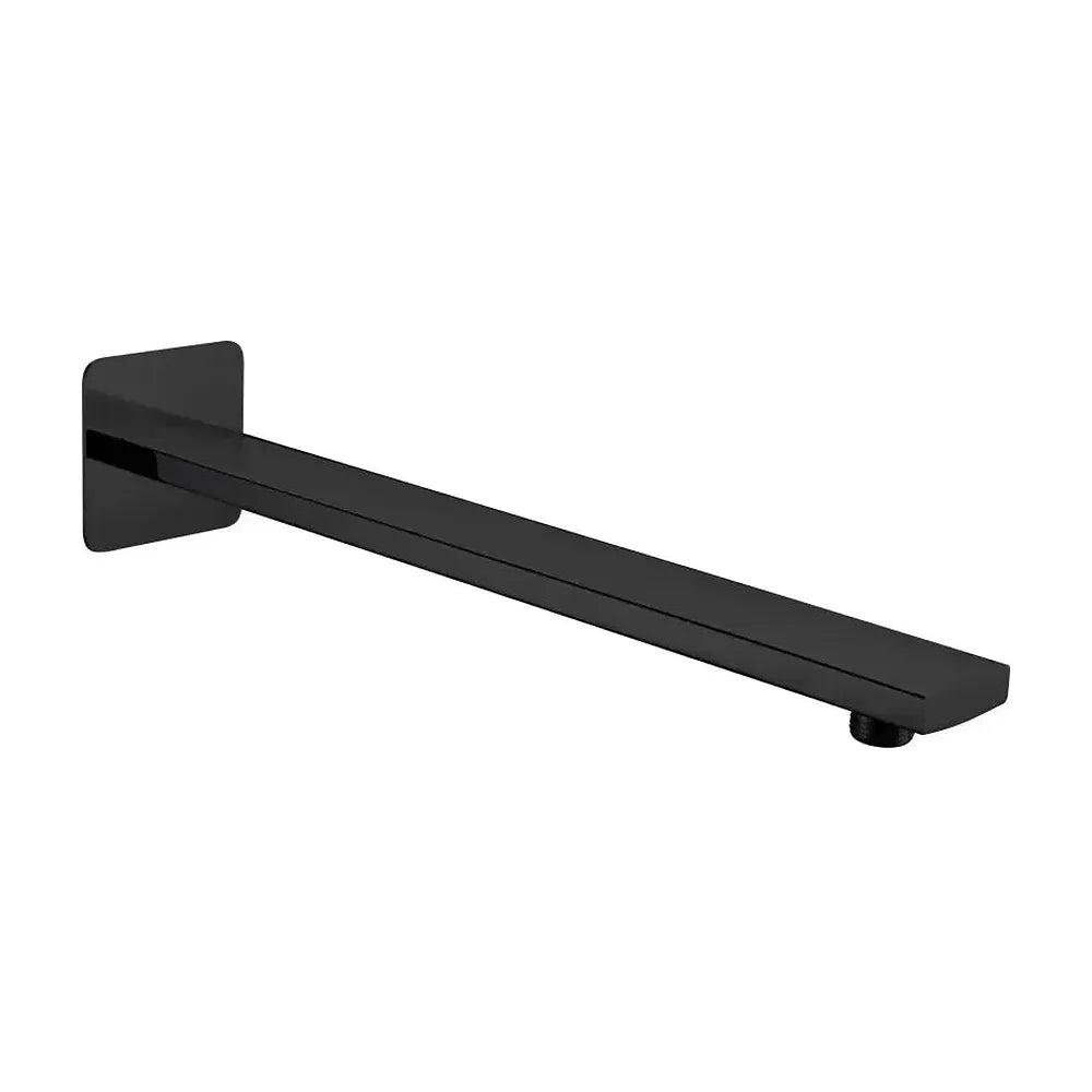 Tubo rociador de pared horizontal para cabezal de ducha ovalado con acabado negro mate de Imex Imex