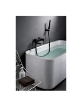 Grifo monomando de pared para bañera o ducha con un acabado negro mate Suecia de Imex