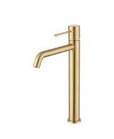 IMEX GENOVA BDG053-3OC Mitigeur de lavabo avec bec haut en laiton avec finition genoa or brossé