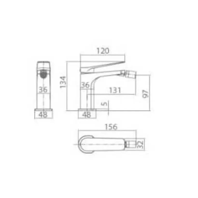 imex_napoles_bdn047_2bgm_grifo_monomando_sobre_repisa_para_bide_hecho_de_laton_con_acabado_negro_metalizado_napoles_2