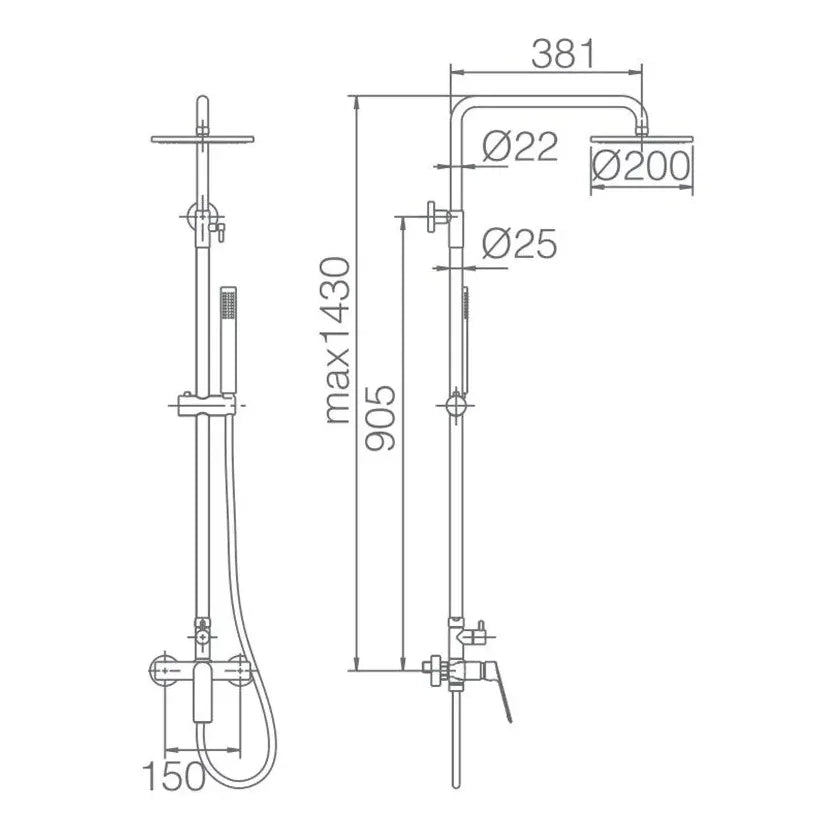 imex_bdx023_bl_columna_de_ducha_de_diseno_extensible_y_moderno_con_un_acabado_blanco_mate_luxor_2