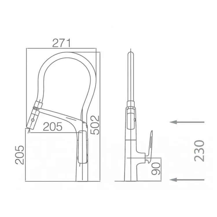 imex_lanzarote_gce015_grifo_de_cocina_monomando_de_cano_alto_acabado_ccromado_y_negro_mate_lanzarote_4
