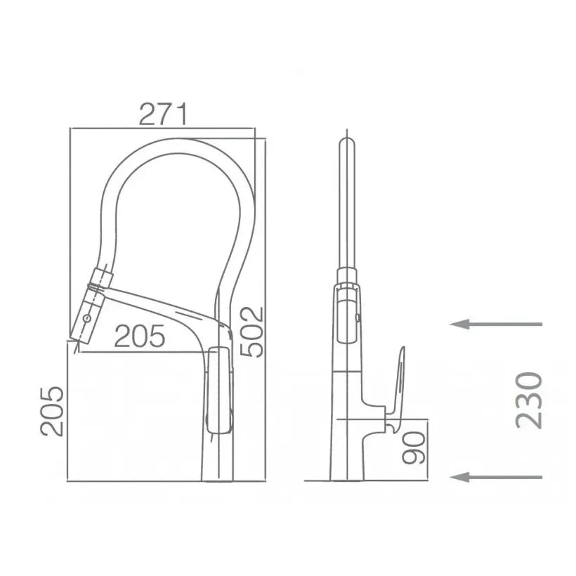 imex_lanzarote_gce015_grifo_de_cocina_monomando_de_cano_alto_acabado_ccromado_y_negro_mate_lanzarote_4