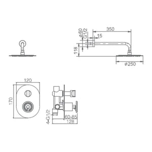 imex_olimpo_gpc033_ng_conjunto_de_diseno_moderno_para_ducha_de_pared_con_un_acabado_negro_mate_olimpo_2