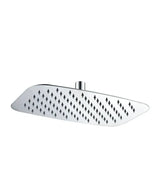 Rociador rectangular con un diseño extraplano para ducha fabricado en acero inoxidable con acabado cromado de 40x25 cm de Imex