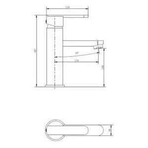 imex_roma_grifo_monomando_de_latón_cromado_para_lavabo_con_caño_recto_y_maneta_plana_11x18_cm_2