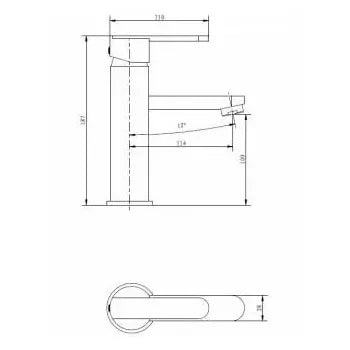 imex_roma_grifo_monomando_de_latón_cromado_para_lavabo_con_caño_recto_y_maneta_plana_11x18_cm_2