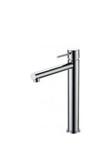 Grifo monomando para lavabo de caño alto fabricado en latón de acabado cromado Milos de Imex