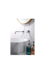 Grifo monomando empotrado para lavabo hecho de latón con acabado cromado Genova de Imex
