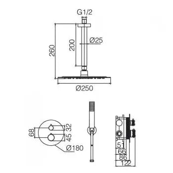 imex_line_gpq038_orc_conjunto_de_ducha_monomando_empotrado_con_rociador_a_techo_acabado_oro_rosa_cepillado_1