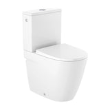 WC à Réservoir Attenant Rimless Adossé Sortie Duale Ona Blanc Mat Roca