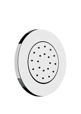 Jet empotrado de hidromasaje para ducha con acabado cromado y sistema antical de forma circular TRES