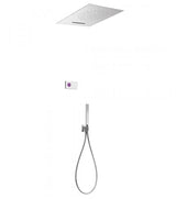 Kit de ducha termostático y electrónico para empotrar de latón cromado Shower Technology TRES