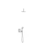 Kit de grifo termostático con ducha de mano de plástico ABS y metal acabado cromado Therm-box TRES