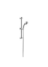 Kit ducha con barra deslizante y sistema de masaje fabricado en latón con acabado cromado Plus Basic TRES