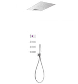 Kit ducha termostático electrónico con rociador y soporte Shower Technology TRES