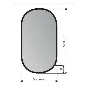 led_imex_toky022_90ng_espejo_elíptico_con_sistema_antivaho_y_marco_de_aluminio_negro_mate_tokyo_1