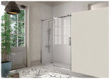 Pare-douche composé d'une feuille fixe et une porte coulissante LI102 Kassandra