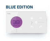 Mando termostático y electrónico para ducha de dos vías acabado blanco y cromo Shower Technology TRES