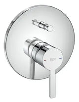Mezclador para baño-ducha empotrable con acabado cromado Naia Roca