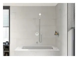 Mezclador para baño-ducha empotrable con acabado cromado Naia Roca 1