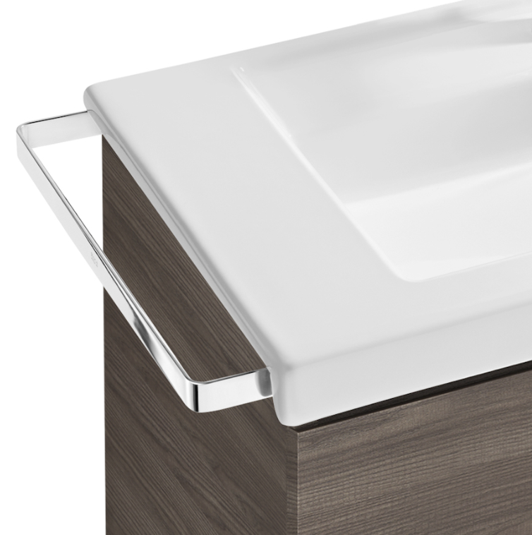 Conjunto de Baño con Lavabo a la Derecha de 110 cm Colección Prisma Blanco Brillo Roca - Vista 3