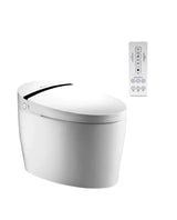 Inodoro inteligente japonés completo con panel de control en la taza Aldara New de Nashi