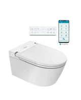 Inodoro japonés inteligente de instalación suspendida con asiento y tapa automática Eos Pro de Nashi