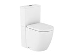 Complete Toilet Roca Meridian Rimless Vortex With Lid SoftClose — Pack Low-level Tank