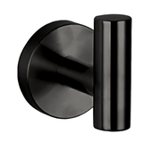 Round matte black bathroom hook stainless steel SUS304 by Valaz