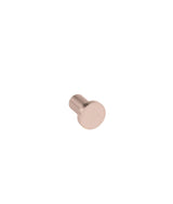 Percha para baño de pared para toallas de latón con acabado oro rosa mate Tres