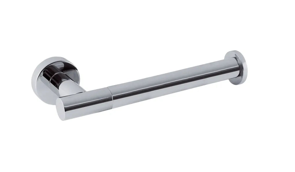 Portarrollos para baño de latón con acabado cromado longitud media Max Exclusive TRES 0